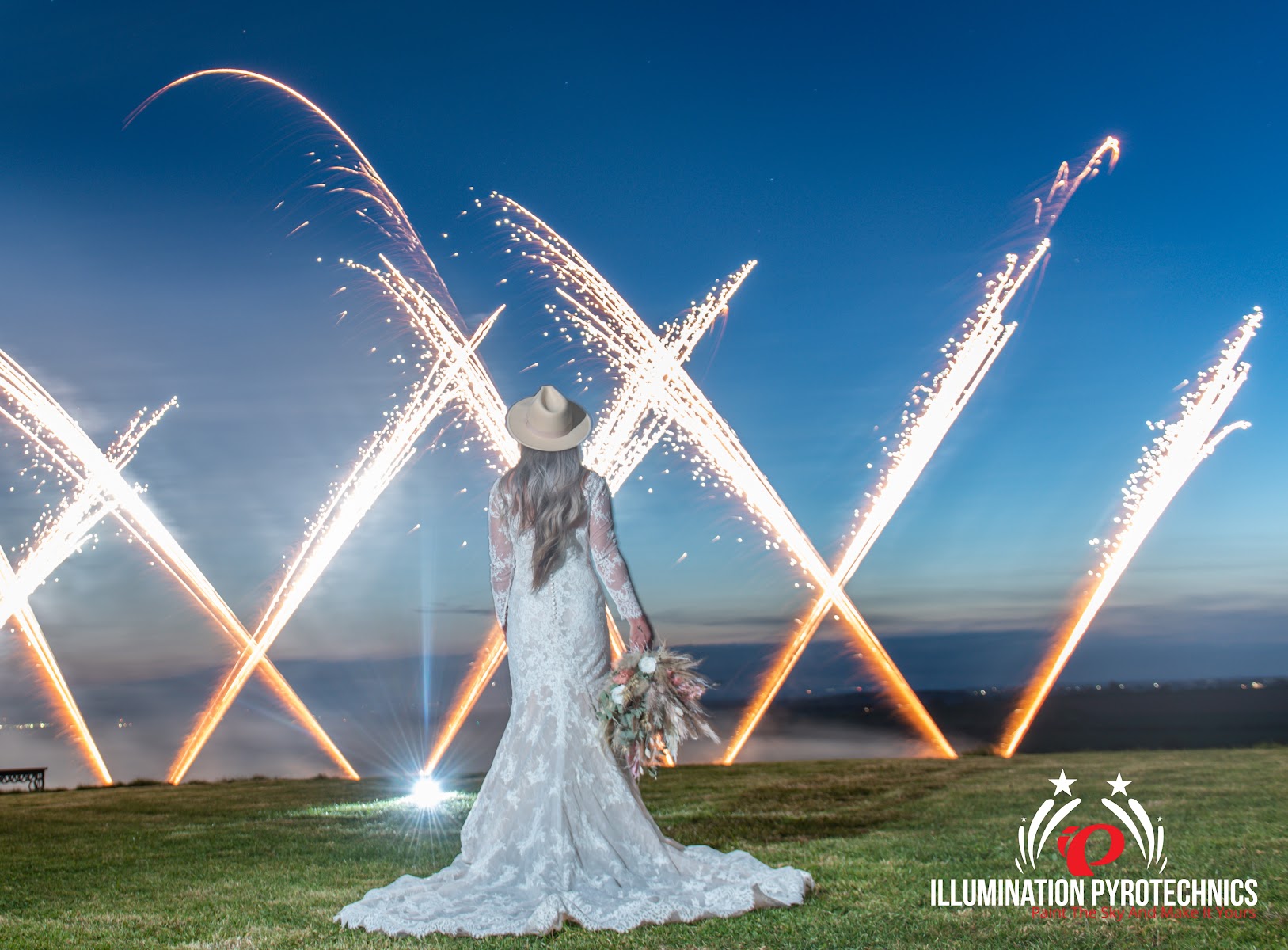 Wedding Fireworks Yorkshire
