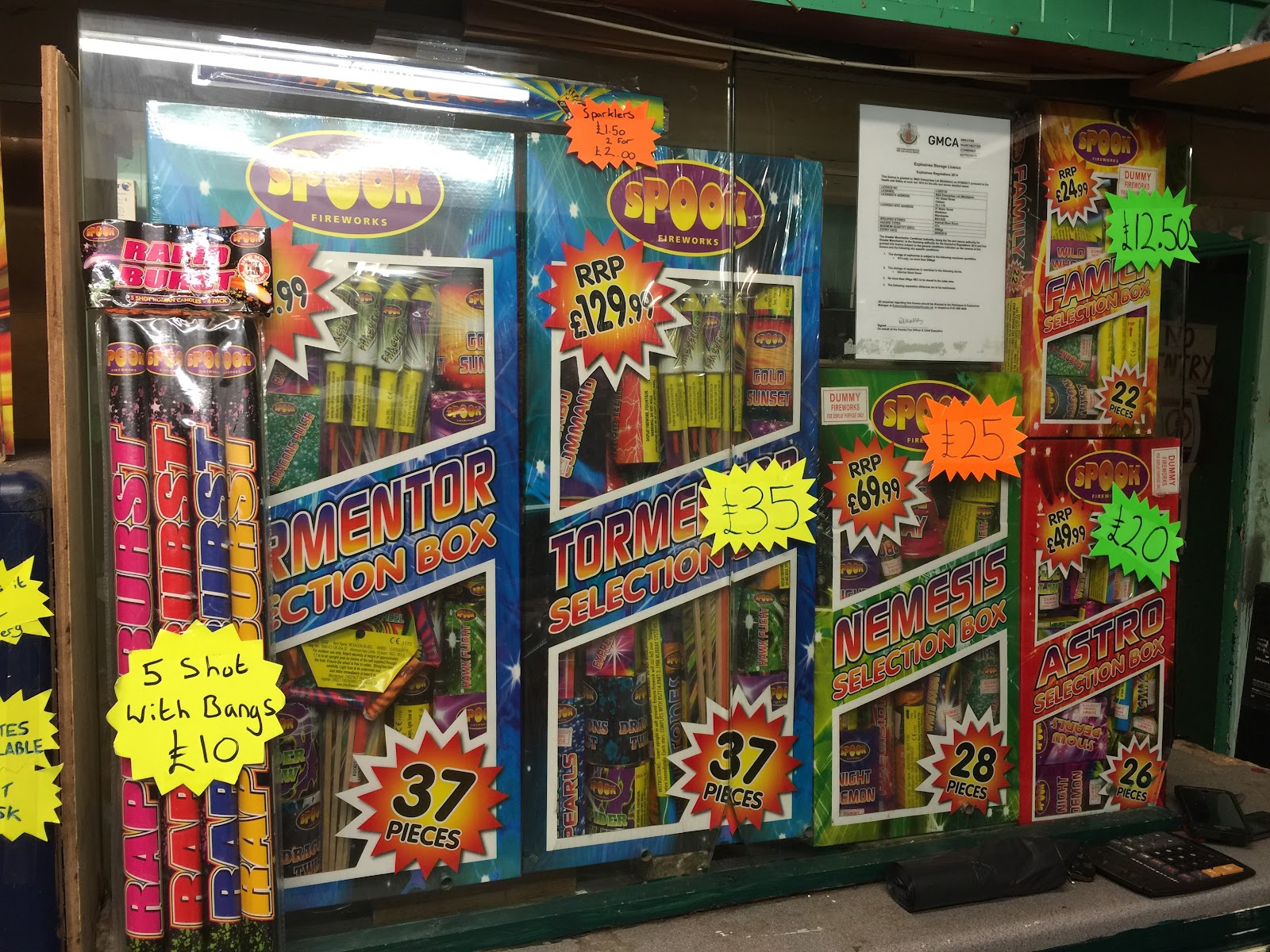 Middleton firework shop