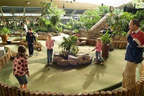 Indoor Putting Green in the Sports Plaza