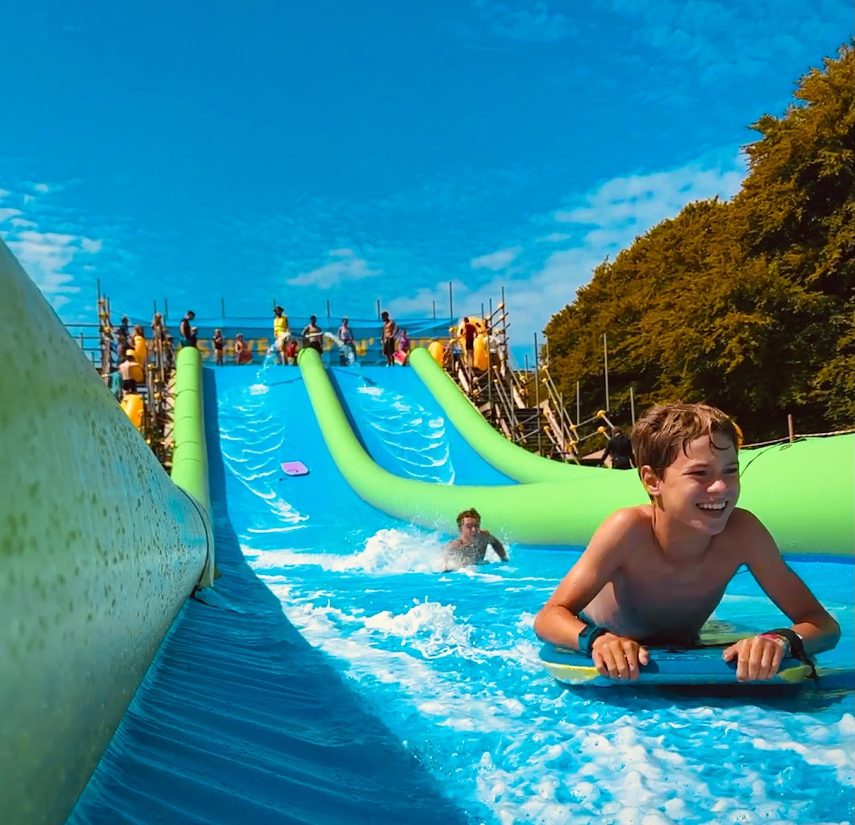 Massive Slip and Slide