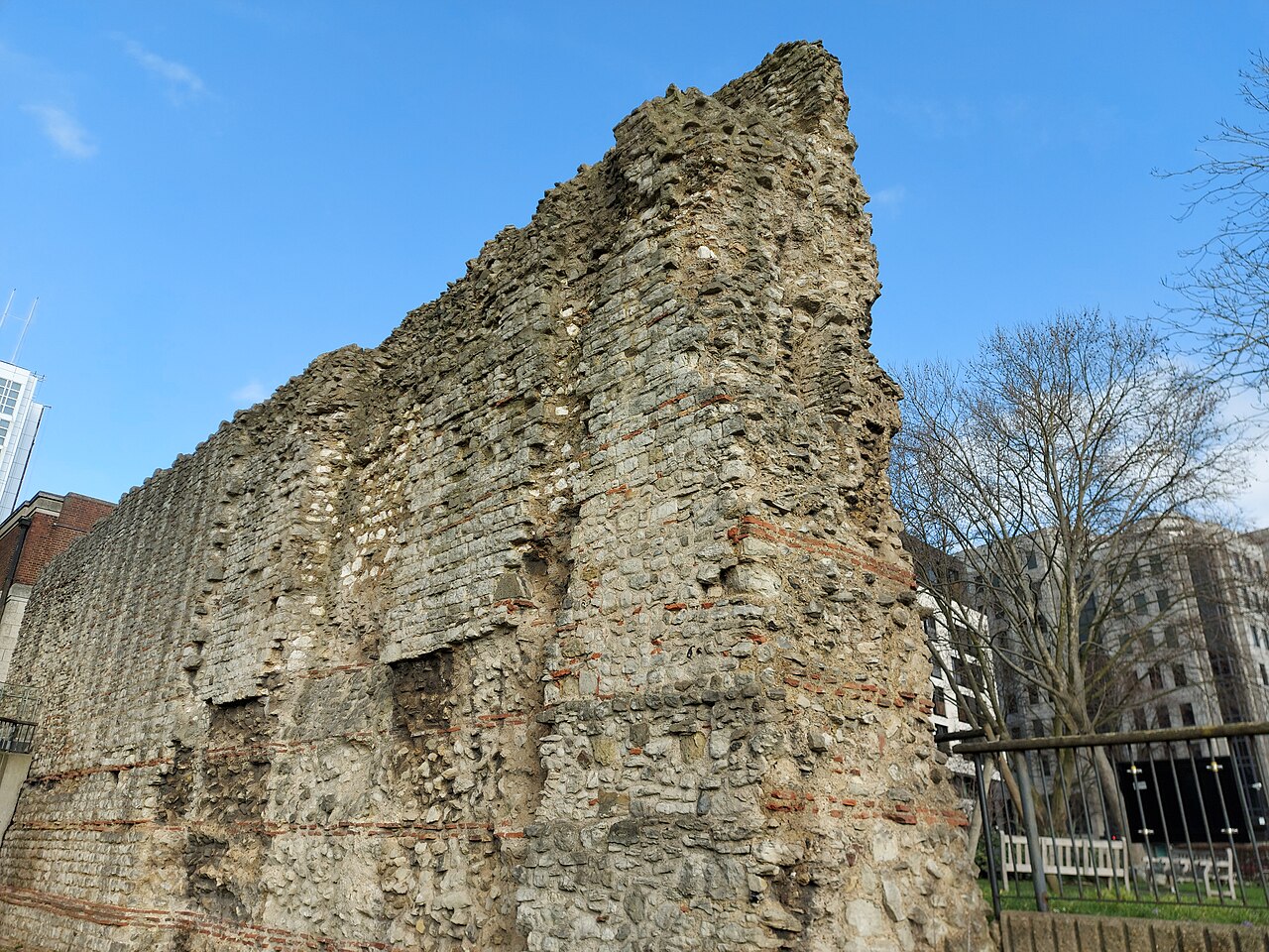 Roman city wall