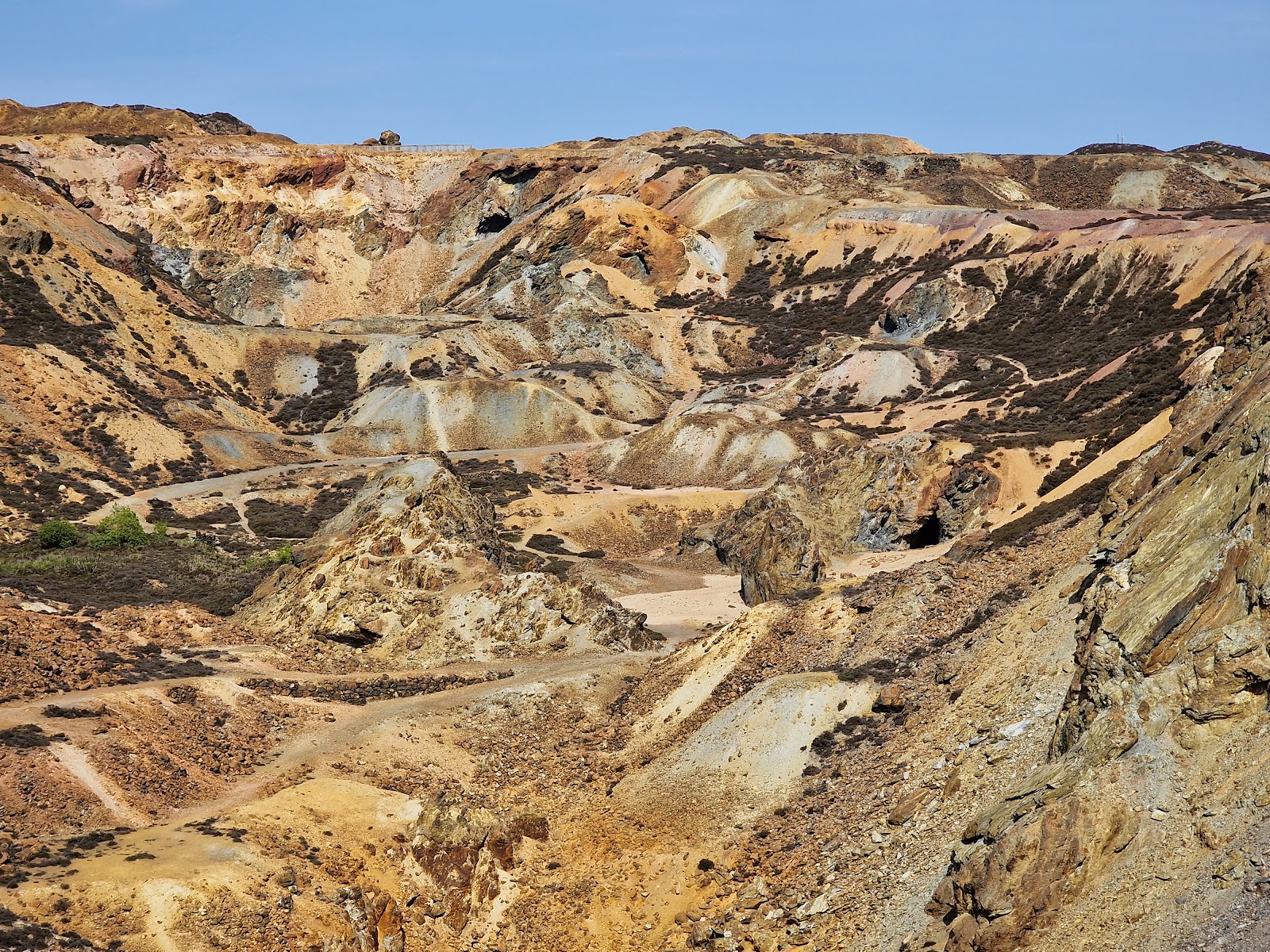 Parys Mountain Copper Mines (pits, opencast and spoil areas)