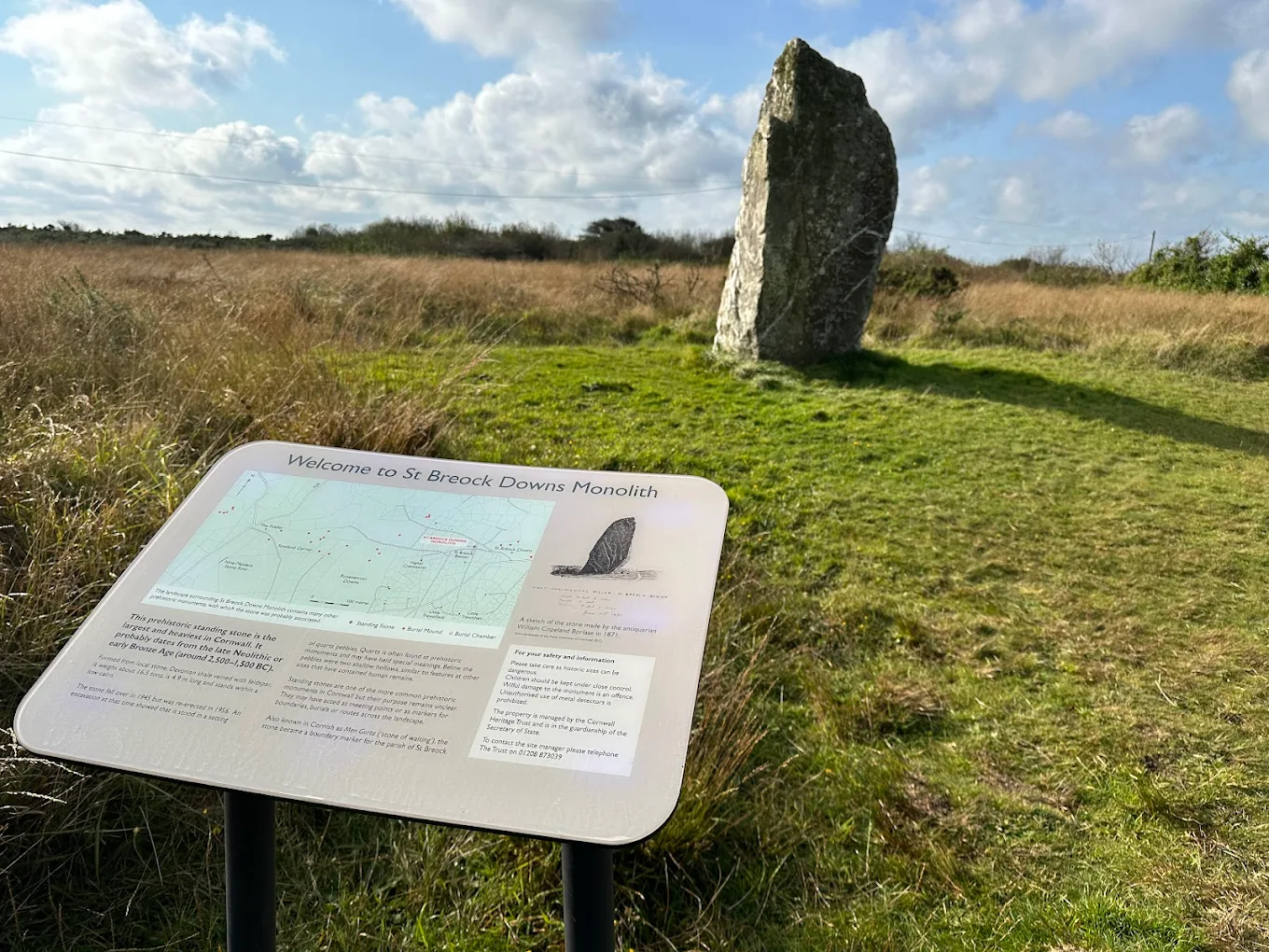 St Breock Downs Monolith