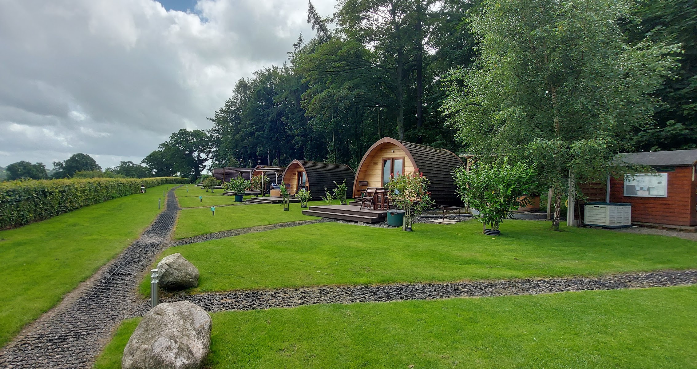 Thornfield Camping Cabins En-suite Glamping Pods with Hot Tubs