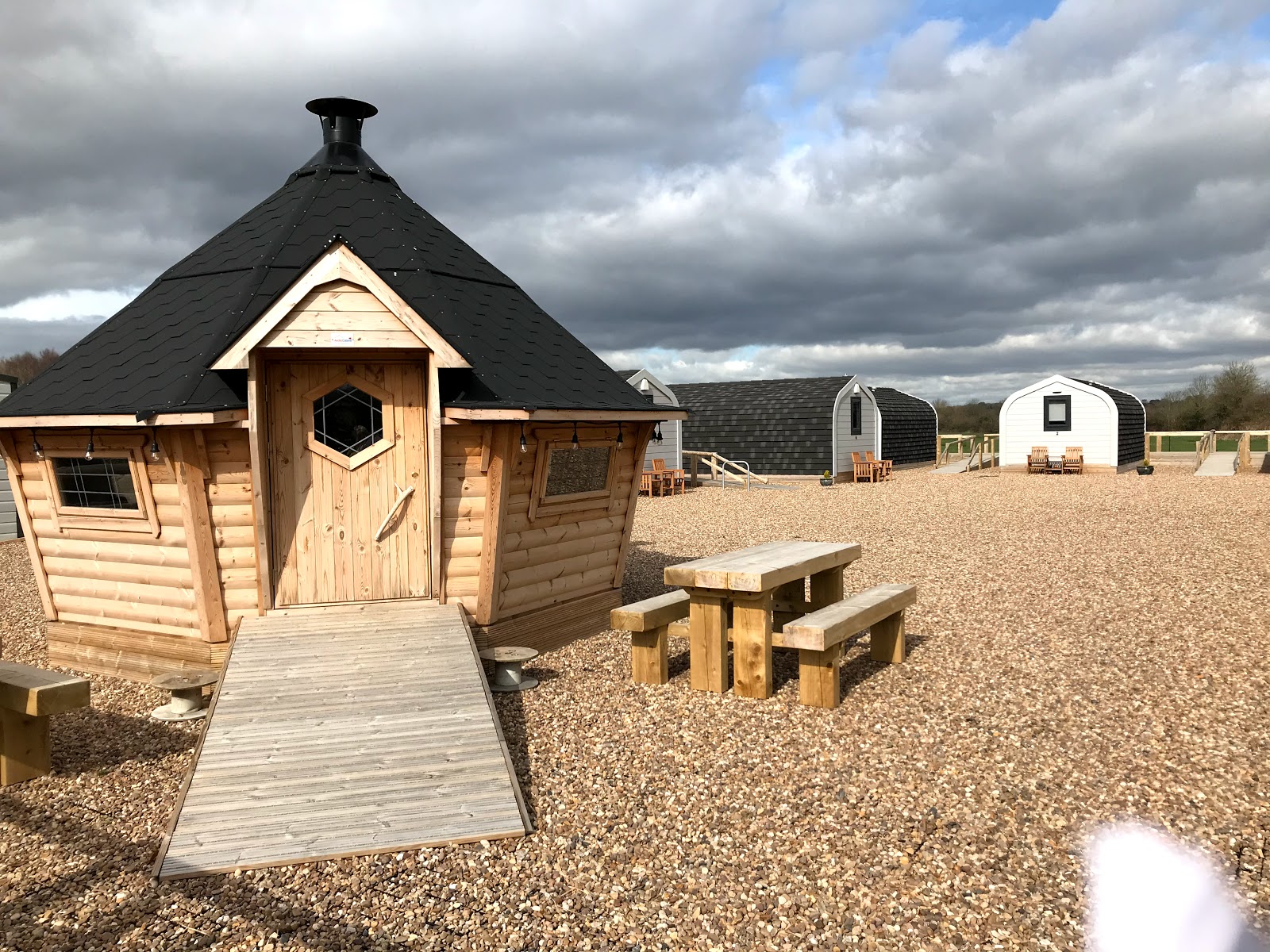 Meadow view glamping