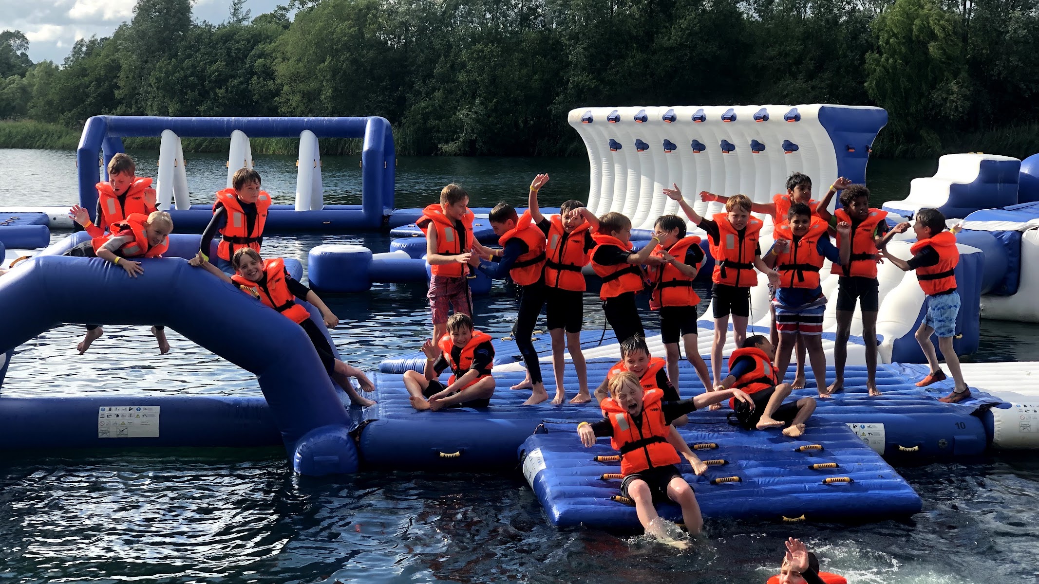 Aqua Splash Inflatable Assault course