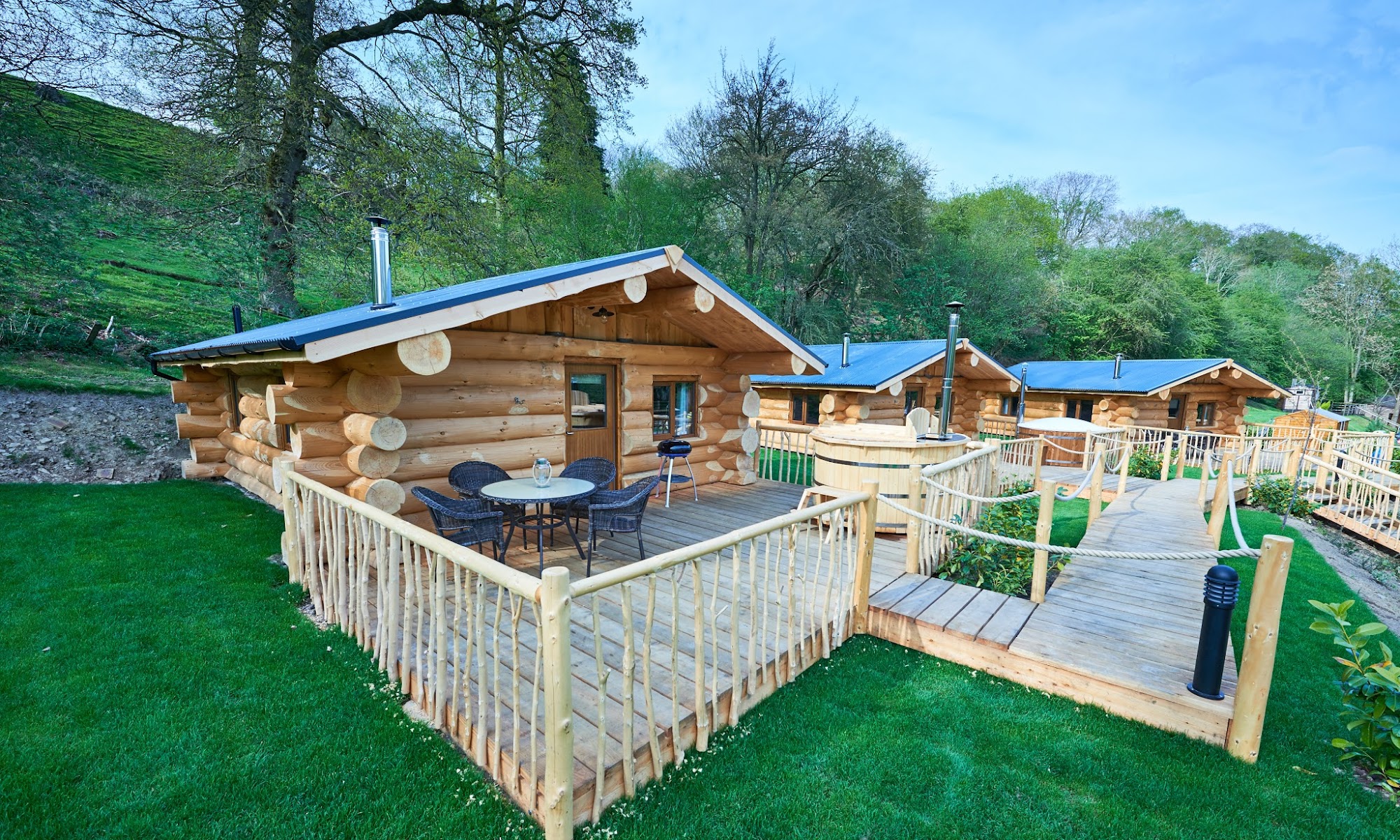 Mountain Edge Shropshire | Log Cabins, Camping Pods, Camping