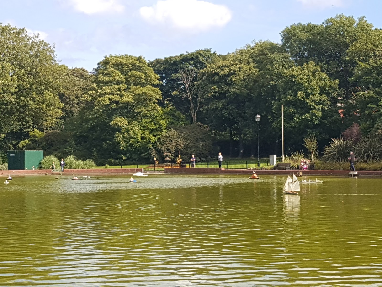 Saltwell Park Model Boat Club.