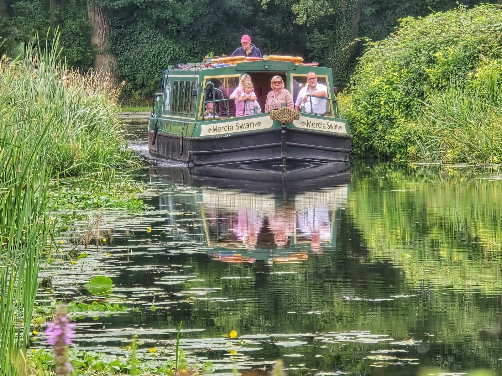 Mercia Swan Canal Boat Trips