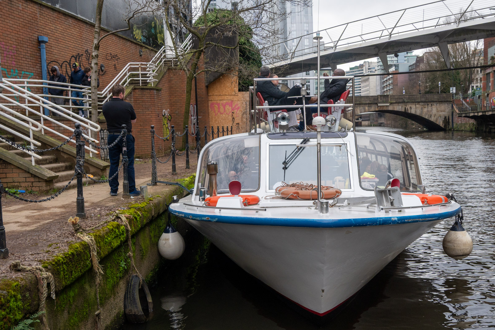 Barge to Old Trafford