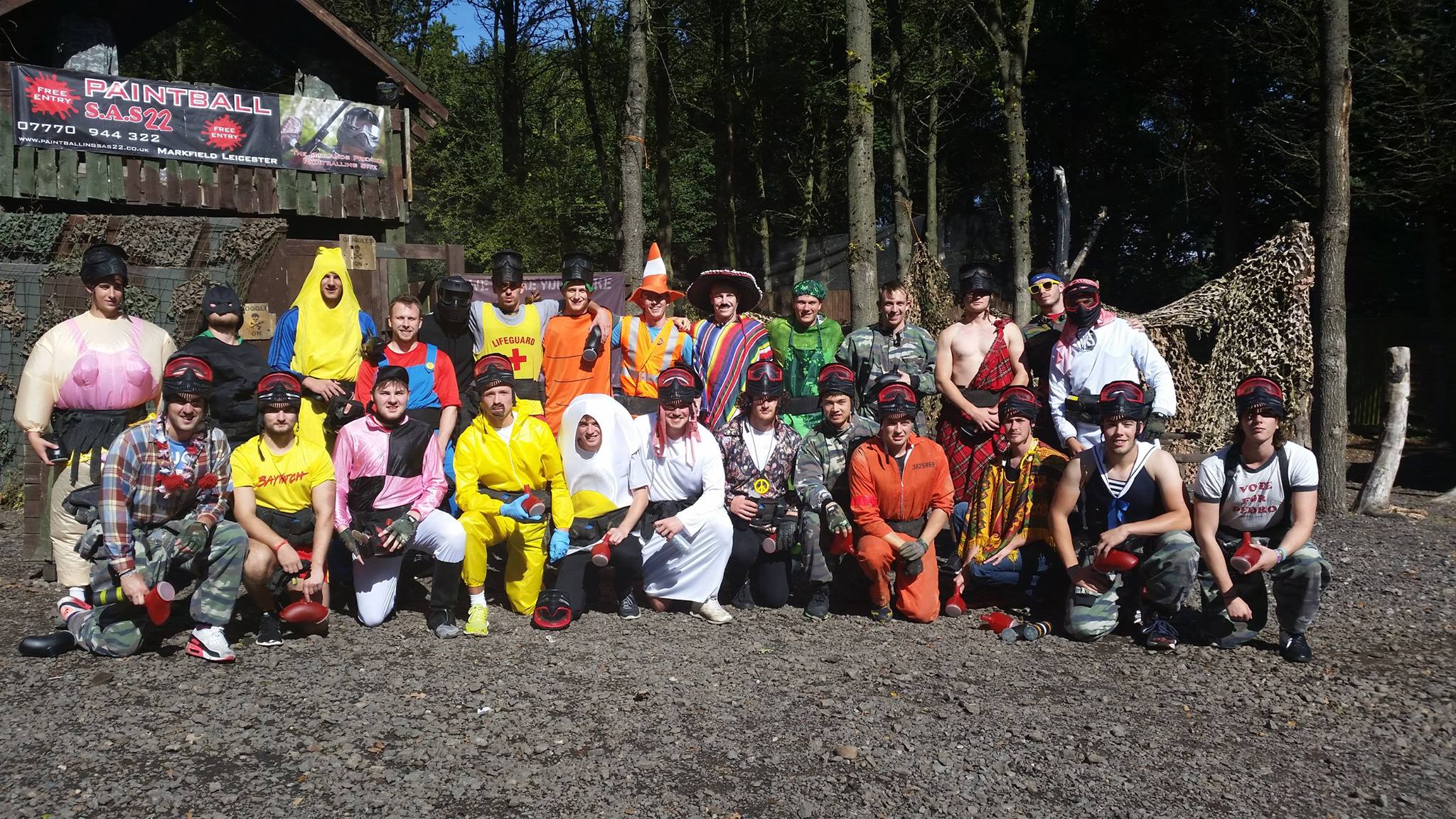Paintballing SAS 22 Leicester