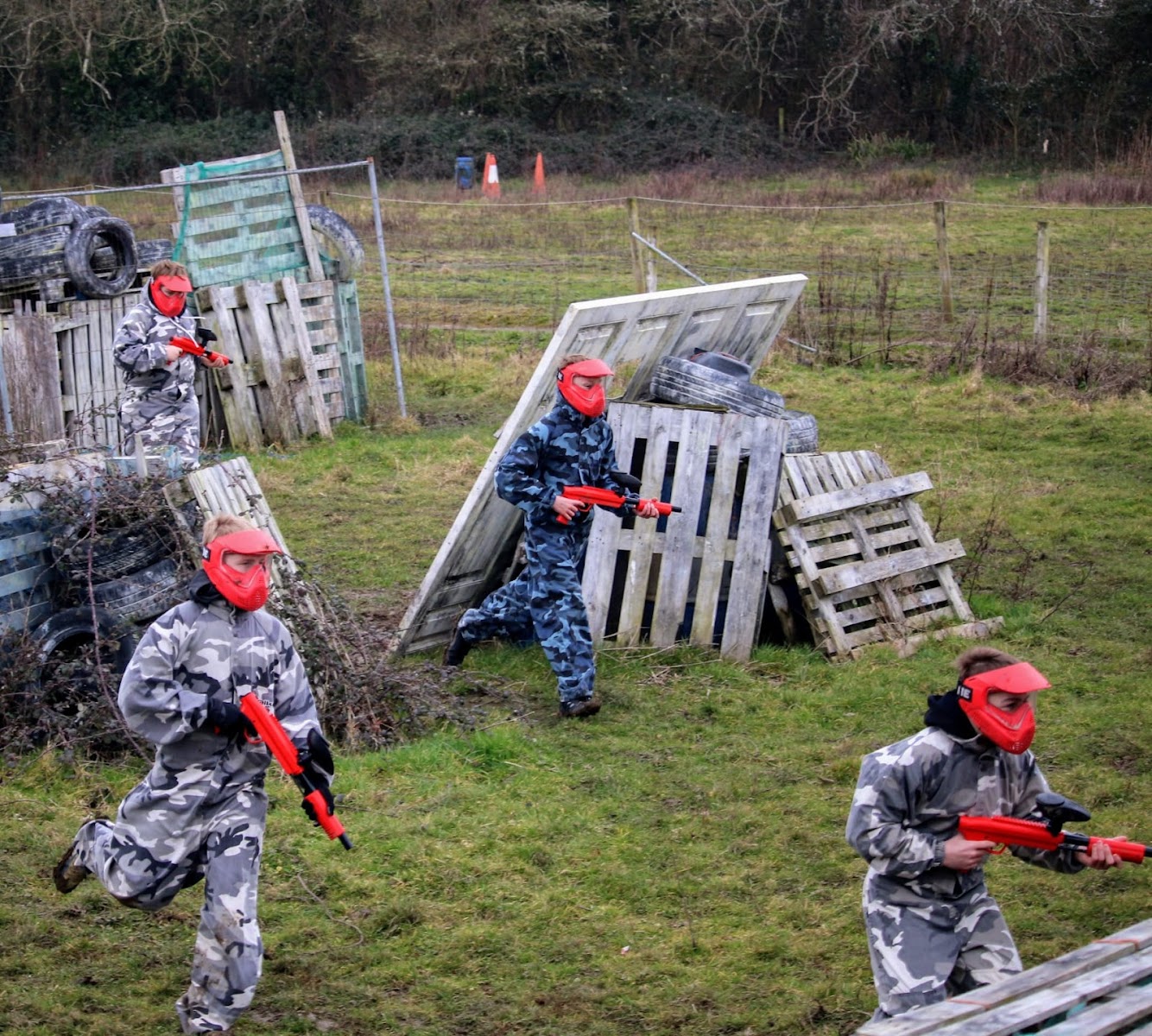 Splatter On Paintball