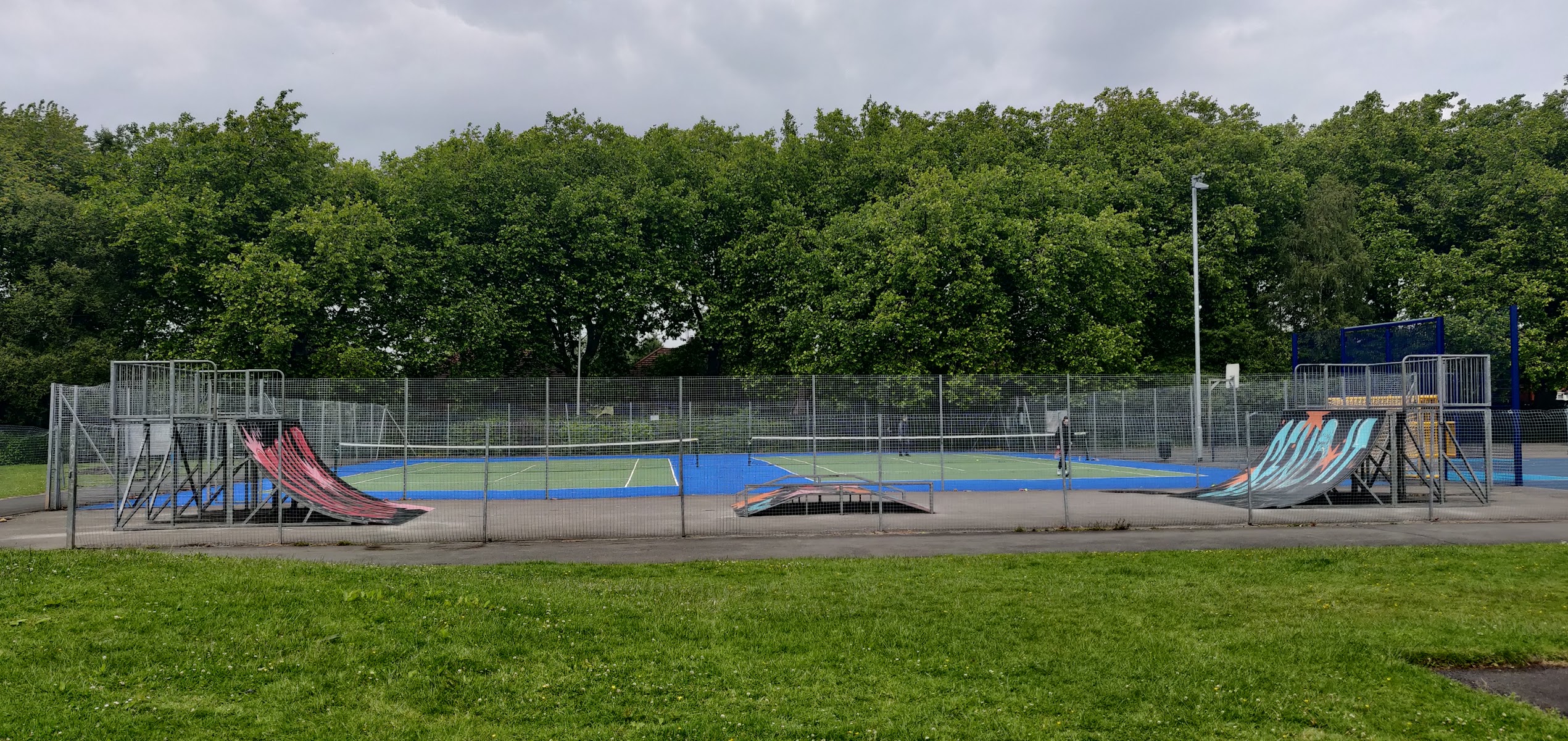 Ladybarn park tennis courts