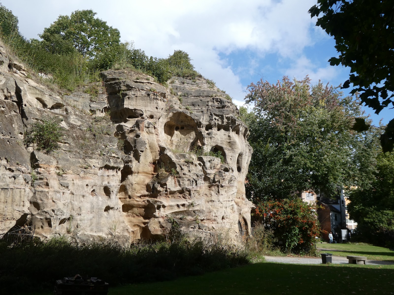 Cliff of Nottingham Castle