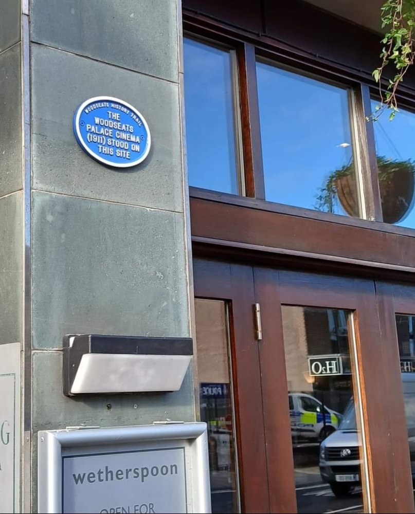 Woodseats Palace Cinema Blue Plaque (Woodseats History Trail)
